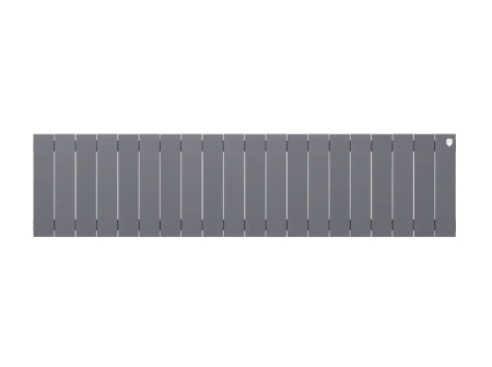 Биметаллический радиатор отопления Royal Thermo PianoForte 300 20 секций Silver Satin